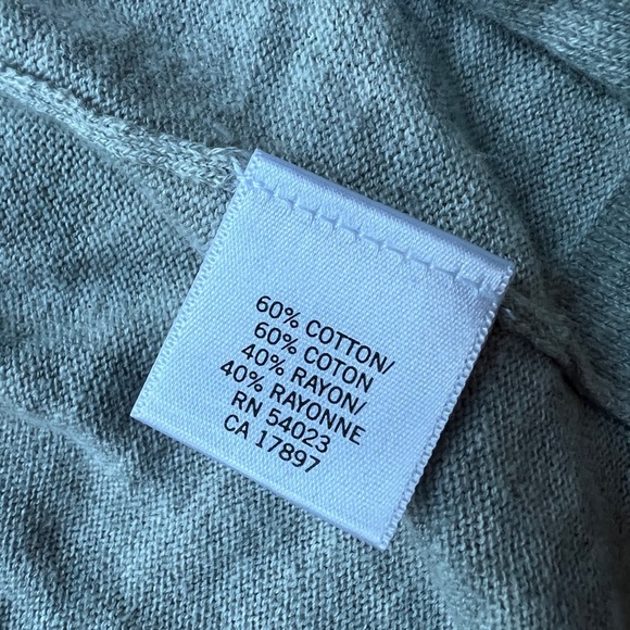 NWT Banana Republic Sleeveless Cardigan Open Front Size Small Gray - Picture 4 of 5